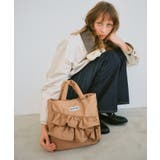 ベージュ(27) | 【OUTDOOR PRODUCTS】VIS別注2WAYフリルトートバッグ | VIS 