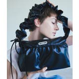 ブラック(01) | 【OUTDOOR PRODUCTS】VIS別注スエード＆合皮フリルショルダーバッ… | VIS 
