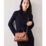 【WEB限定】楕円金具ワンハンドルバッグ/2WAY | VIS | 詳細画像9