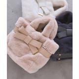 【WEB限定】ファーリボントートバッグ/2WAY | VIS | 詳細画像1