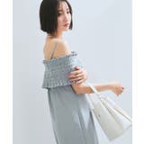 シャーリングオフショルダーオールインワン | VIS | 詳細画像12