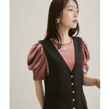 【EASY CARE・洗える】レイヤードサロペット | VIS | 詳細画像7