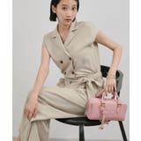 ベージュ系(28) | エアタン加工リラックスロンパース | VIS