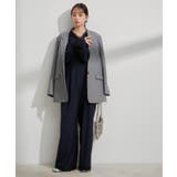 【VIS DRESS】ピンストライプレースオールインワン【洗える】 | VIS | 詳細画像12