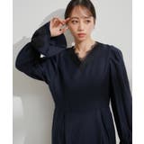 【VIS DRESS】ピンストライプレースオールインワン【洗える】 | VIS | 詳細画像14