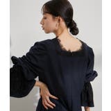 【VIS DRESS】ピンストライプレースオールインワン【洗える】 | VIS | 詳細画像15