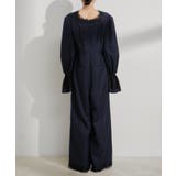 【VIS DRESS】ピンストライプレースオールインワン【洗える】 | VIS | 詳細画像18