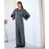 【VIS DRESS】ピンストライプレースオールインワン【洗える】 | VIS | 詳細画像2