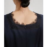 【VIS DRESS】ピンストライプレースオールインワン【洗える】 | VIS | 詳細画像24