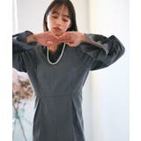 【VIS DRESS】ピンストライプレースオールインワン【洗える】 | VIS | 詳細画像7