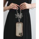 シルバー(93) | ボールフラワーハンドスマホストラップ | VIS