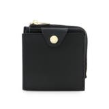 ブラック(01) | 【Legato Largo/レガートラルゴ】薄くて軽い2つ折り財布 | VIS 