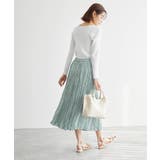 サテンワッシャープリーツスカート | ROPE' PICNIC | 詳細画像15