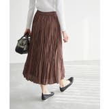 サテンワッシャープリーツスカート | ROPE' PICNIC | 詳細画像16