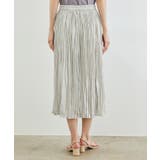 サテンワッシャープリーツスカート | ROPE' PICNIC | 詳細画像3