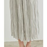 サテンワッシャープリーツスカート | ROPE' PICNIC | 詳細画像6