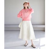 麻混フリンジフレアスカート | ROPE' PICNIC | 詳細画像5 