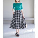 チェックボリュームスカート | ROPE' PICNIC | 詳細画像20 