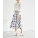 チェックボリュームスカート | ROPE' PICNIC | 詳細画像9 