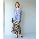 リンクコーデ/Tropical Fruits柄マーメイドスカート | ROPE' PICNIC | 詳細画像9 