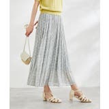 サックス(48) | 着丈が選べるエアリープリーツスカート | ROPE' PICNIC