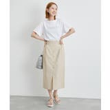 洗える/2WAY・セットアップ対応/ウエストベルトストレートスカート | ROPE' PICNIC | 詳細画像10