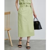 洗える/2WAY・セットアップ対応/ウエストベルトストレートスカート | ROPE' PICNIC | 詳細画像16