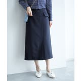ネイビー(40) | フロントデザインスカート | ROPE' PICNIC