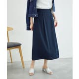 ネイビー(40) | プリーツ切り替えスカート | ROPE' PICNIC
