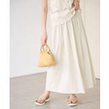 オフホワイト(15) | レーヨンナイロンイージースカート | ROPE' PICNIC