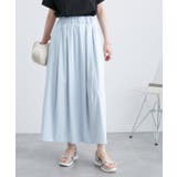 サックス(48) | レーヨンナイロンイージースカート | ROPE' PICNIC