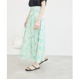 ハイウエスト花柄スカート | ROPE' PICNIC | 詳細画像11 