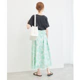 ハイウエスト花柄スカート | ROPE' PICNIC | 詳細画像8 