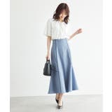 【3サイズ展開】配色パイピングスカート | ROPE' PICNIC | 詳細画像12