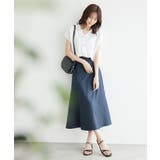 【3サイズ展開】配色パイピングスカート | ROPE' PICNIC | 詳細画像7