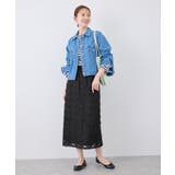 フラワーチュールレースアイラインスカート | ROPE' PICNIC | 詳細画像24 