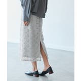 フラワーチュールレースアイラインスカート | ROPE' PICNIC | 詳細画像5 