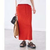 オレンジ系(71) | 【新色追加】小柄さん向けサイズあり/トタンテレコアイラインスカート | ROPE' PICNIC