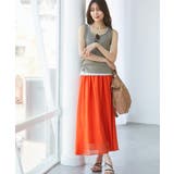 エアリーシアーギャザーロングスカート | ROPE' PICNIC | 詳細画像17 