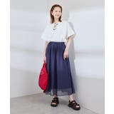 エアリーシアーギャザーロングスカート | ROPE' PICNIC | 詳細画像36 