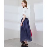 エアリーシアーギャザーロングスカート | ROPE' PICNIC | 詳細画像37 