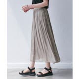 ブラウン系(22) | シャイニーリラックスプリーツスカート | ROPE' PICNIC