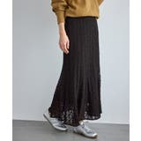 ブラック(01) | レースマーメイドスカート | ROPE' PICNIC