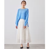 刺繍レースフレアスカート | ROPE' PICNIC | 詳細画像11 