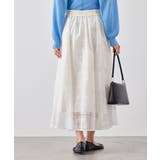 刺繍レースフレアスカート | ROPE' PICNIC | 詳細画像14 