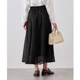 刺繍レースフレアスカート | ROPE' PICNIC | 詳細画像8 