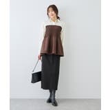 トタンテレコ Iラインリブニットスカート | ROPE' PICNIC | 詳細画像4 