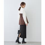 トタンテレコ Iラインリブニットスカート | ROPE' PICNIC | 詳細画像6 