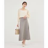 メランジドビーチェックスカート/セットアップ対応・防シワ・接触冷感 | ROPE' PICNIC | 詳細画像11