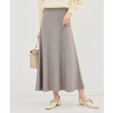 メランジドビーチェックスカート/セットアップ対応・防シワ・接触冷感 | ROPE' PICNIC | 詳細画像13